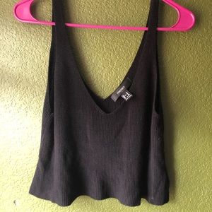 Black Forever 21 crop top